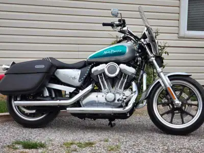 Very good harley custom paint It's my wife harley no problem with the bike text for more information