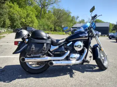 Runs great Excellent condition New tires Saddle bags Windshield