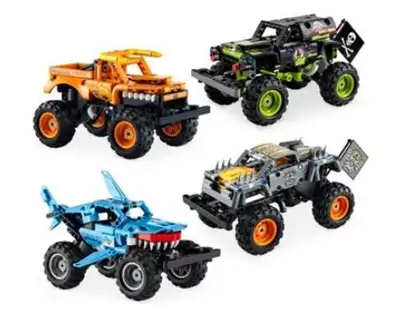 LEGO Technic Monster Truck Collection $120 42118 Monster Jam Grave Digger. 42119 Monster Jam Max D....