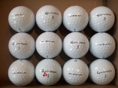 ONE DOZEN TAYLORMADE TP5 OR TP5X GOLF BALLS $25, View more