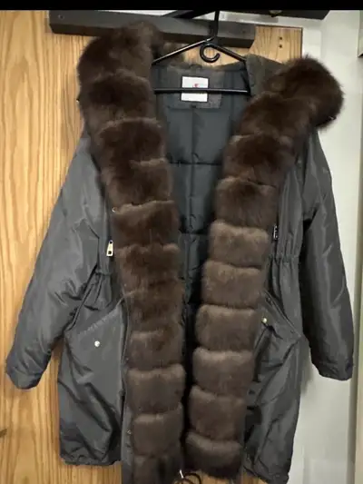Symonder XXL Parka with natural sable fur, View more