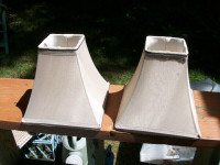 2 lamp shades smaller size