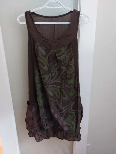 Cotton dress or tunic, one size, View more