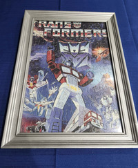 Transformers Vintage 1980’s Puzzle in Frame