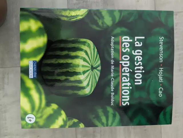 Operations Management, Adaptation by Marie-Claude Bolduc
