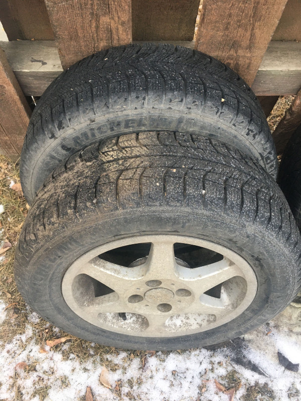 185/65R14 , Michelin Winter tire , set of 4 on rim in Tires & Rims in Edmonton - Image 4