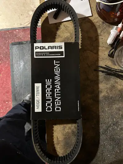 New drive belt for 1997 XLT snowmobile.