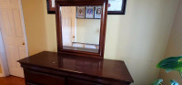 6 drawer dressing table with mirror