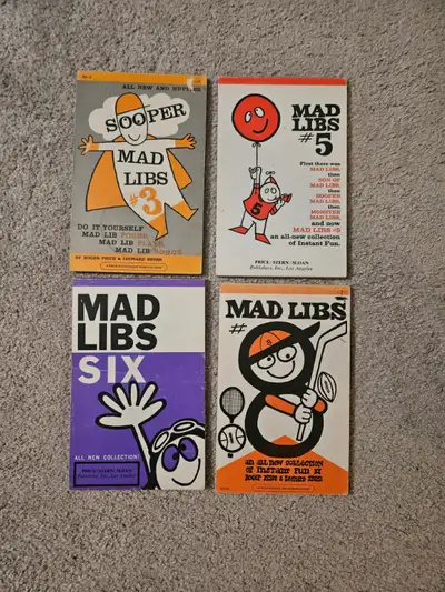 4 Mad Libs Books (Used), View more