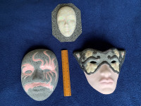 Masques en céramique faits main – Handmade ceramic masks