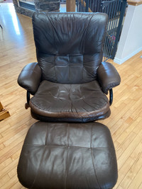 Recliner and ottoman 