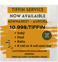 Tiffin service Newmarket | Aurora and nearby areas
