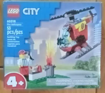I am offering for sale a brand new Lego City 60318 Fire Helicopter. It's for kids aged 4+. This item...