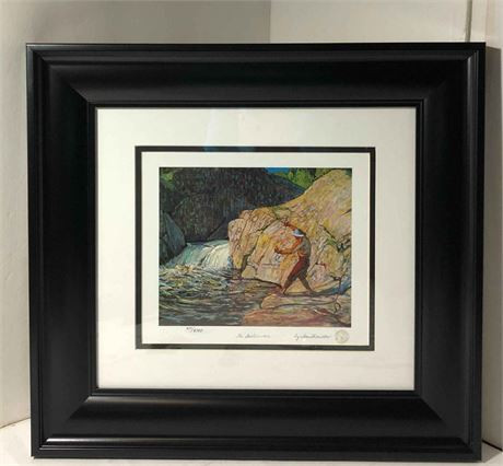 The Fisherman Black Framed Art Print by Tom Thomson NAC 835/8700 in Arts & Collectibles in Mississauga / Peel Region