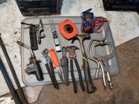 Various tools and equipment for sale