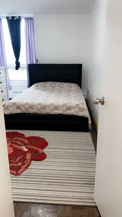 I have a clean and spacious room for rent in a 2 bedroom apartment at don mills and shepperd. $1000....
