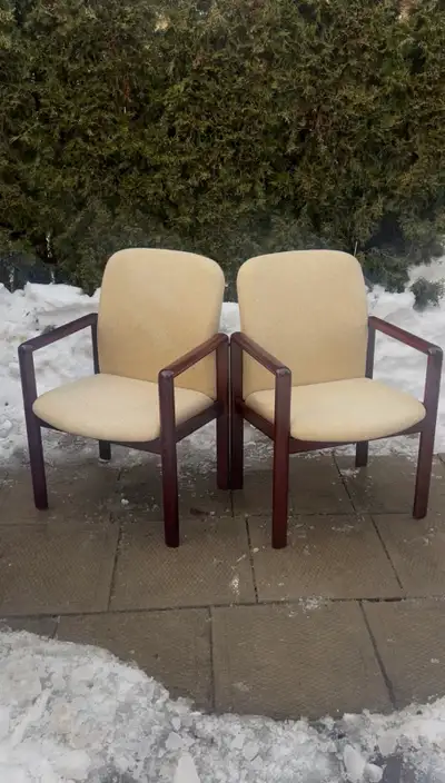 MCM Rosewood Armchairs by Benny Linden , View more