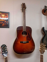 Vintage Rosewood Fender Acoustic Guitar