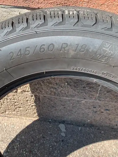 michelin X ice 245x60r18 for sale asking $ 1000 .....