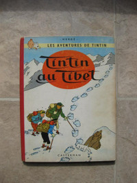 Bande dessinée (BD) Tintin Tibet - 1e Édition Belge - 1960 (B29)
