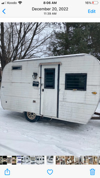 Norm !! 1960s retro canham 14’ camper trailer small lightweight.