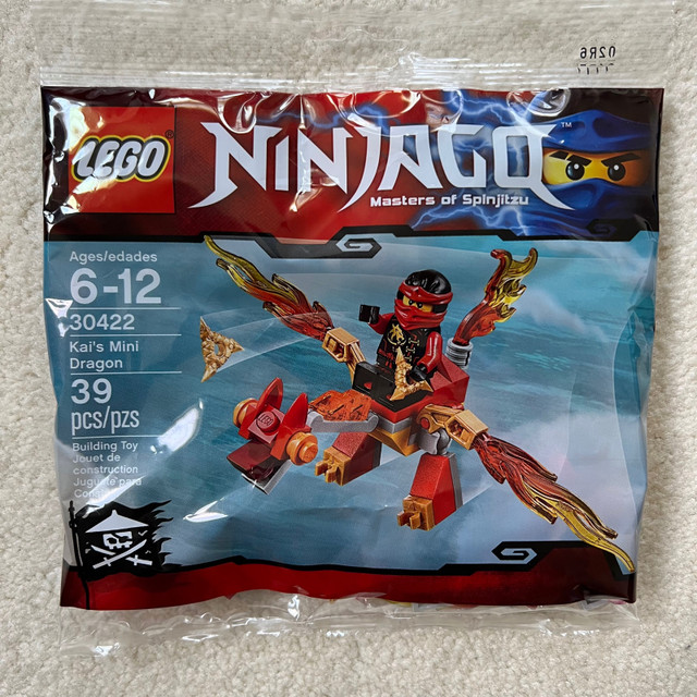 LEGO Ninjago Kai’s Mini Dragon (2016) Retired Set 30422 Polybag in Toys & Games in Markham / York Region