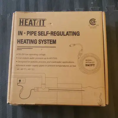 HEATIT Heat Self Regulating Cable for Drinking Water Supply 20ft, View more