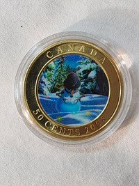 2008 Canada 50-cent Holiday Snowman Coin Limited
