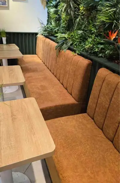 Looking for restaurant booth seating in Burlington that is durable, stylish, and built for real comm...