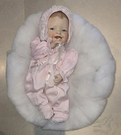 The Ashton-Drake Galleries Porcelain Doll Megan-Rose, View more