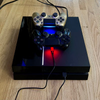 PS4 and Two Controllers