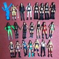 WWE WWF WCW TNA ECW NXT DIVA/WOMEN WRESTLING FIGURES$10-$15 each