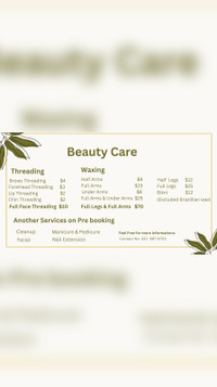 Beauty Care services 