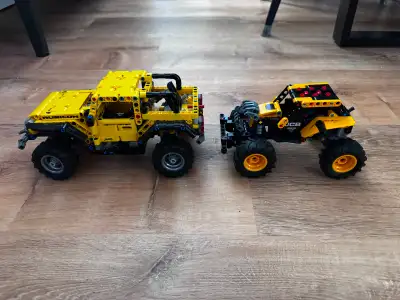 Lego Technic Jeep Wrangler 42122 + Monster Jam DIGatron 42199, View more