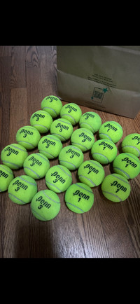 Used tennis balls (just used 1 time)