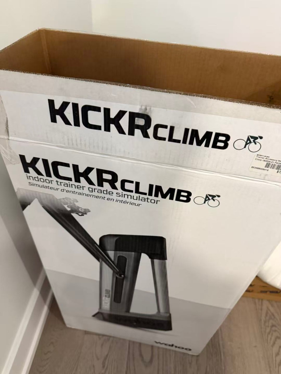 Wahoo KICKR V6 Smart Trainer + KICKR CLIMB – Like New – Full Set ...
