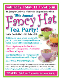 10th Annual Fancy Hat Tea Party!