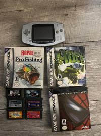 Gameboy advance with 9 games