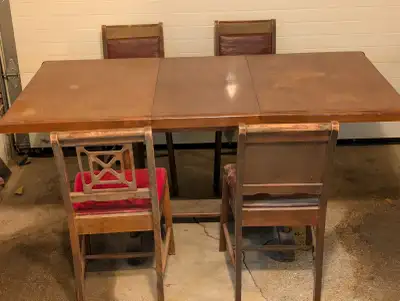 Antique dining set, View more
