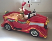 Vintage  Santa Mobile Christmas Cookie Jar