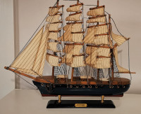 Vintage Handcrafted Model Pamir Sailing Ship