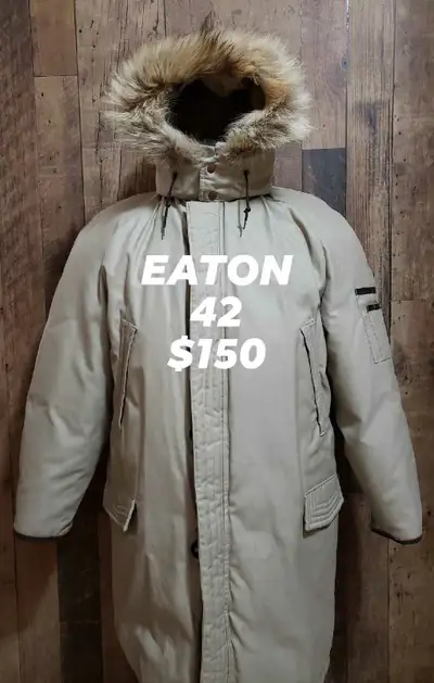 Down parka men's size 42, View more