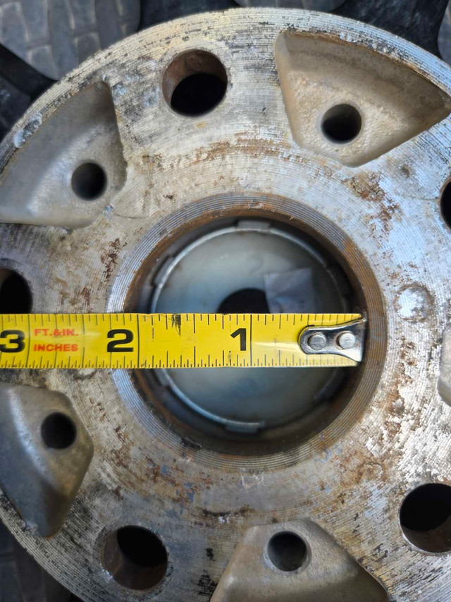 Four black 17 inches rims for sale in Tires & Rims in Meadow Lake - Image 4
