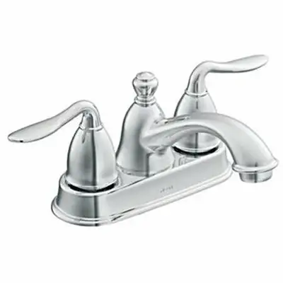 NEW IN BOX MOEN Torrance 2 Handle Bathroom Faucet with Pop-Up Drain Assembly 5 Star Rated In Reviews...