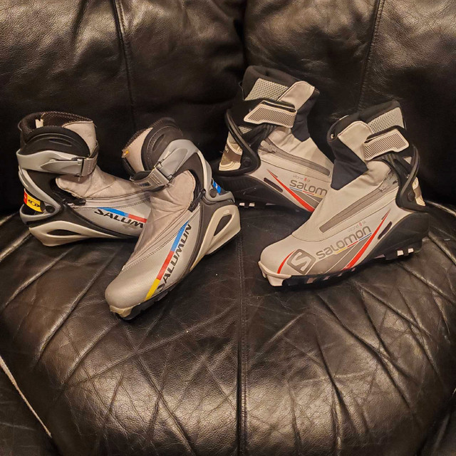 SALOMON SNS PILOT CROSS COUNTRY SKI BOOTS Excellent condition Su in Ski in Barrie