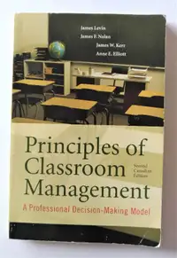 Principles of Classroom Management, 2nd Canadian Edition