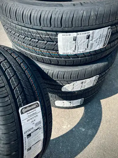 Brand New 255/45R19 Continental ProContact RX ContiSilent All season tires, for Model Y (Sound proof...