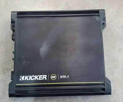 KICKER CAR AUDIO AMP MONO SUBWOOFER AMPLIFIER PREAMP OUTPUT VARIABLE BASS BOOST ON SUB CHANNEL CONDI...