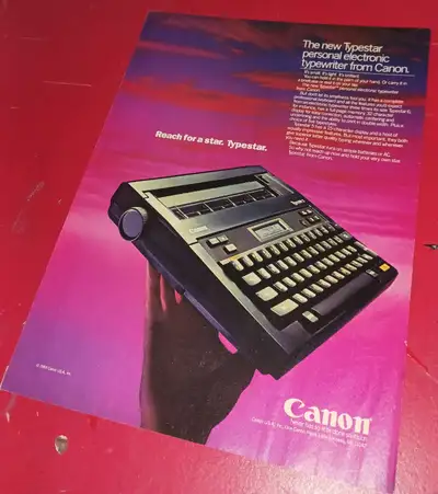 Une annonce originale de 1989, et mesure 8 x 11 pouces et en belle état. $4 pour envoyer.. An origin...