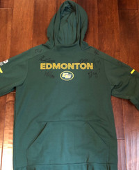 Edmonton Elks 2023 team signed hoodie 